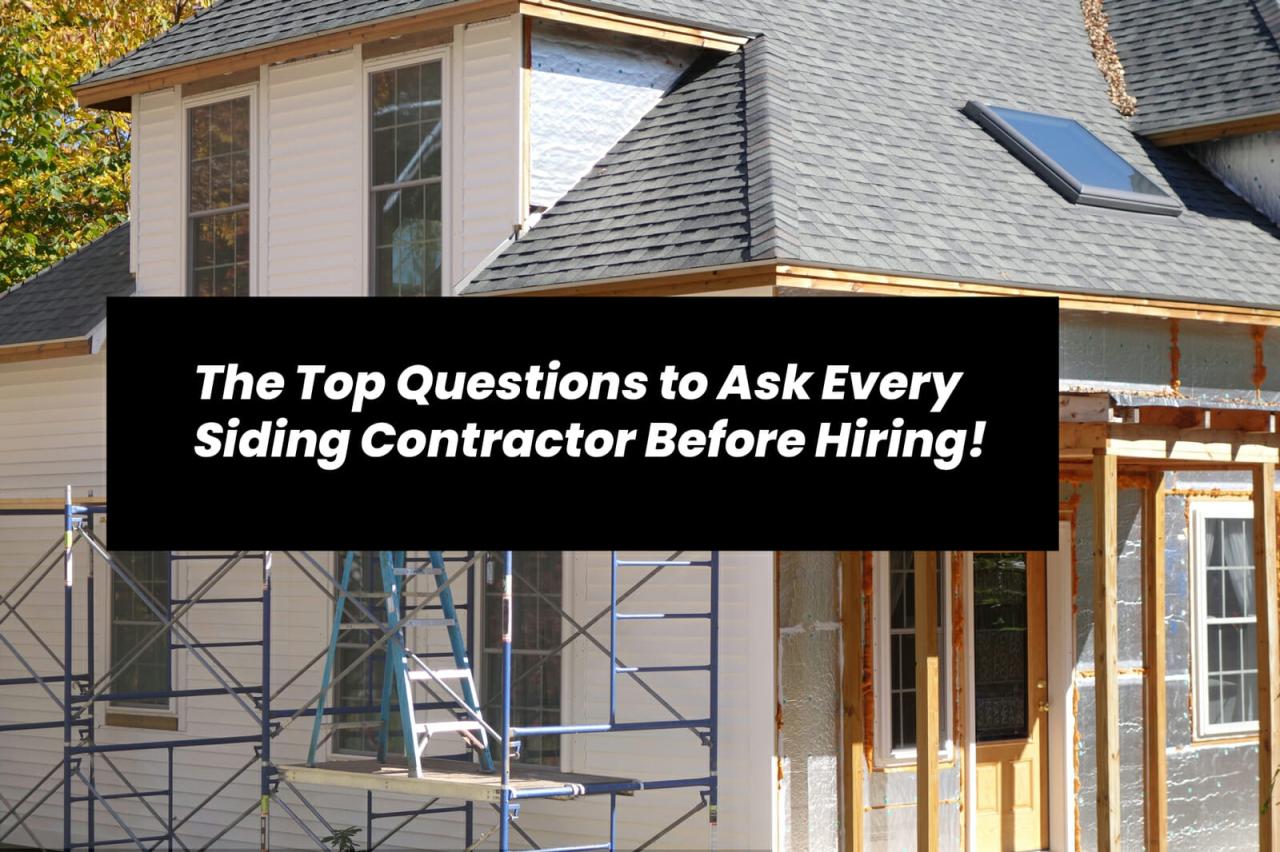 The Top Questions to Ask Every Siding Contractor Before Hiring!